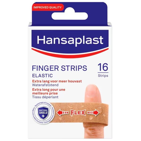 Hansaplast elastični trakovi za prste<br>Medicinski pripomoček - 16 kosov