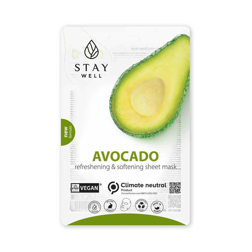 Mask Vegan Sheet Mask - AVOCADO - Maschera Idratante viso