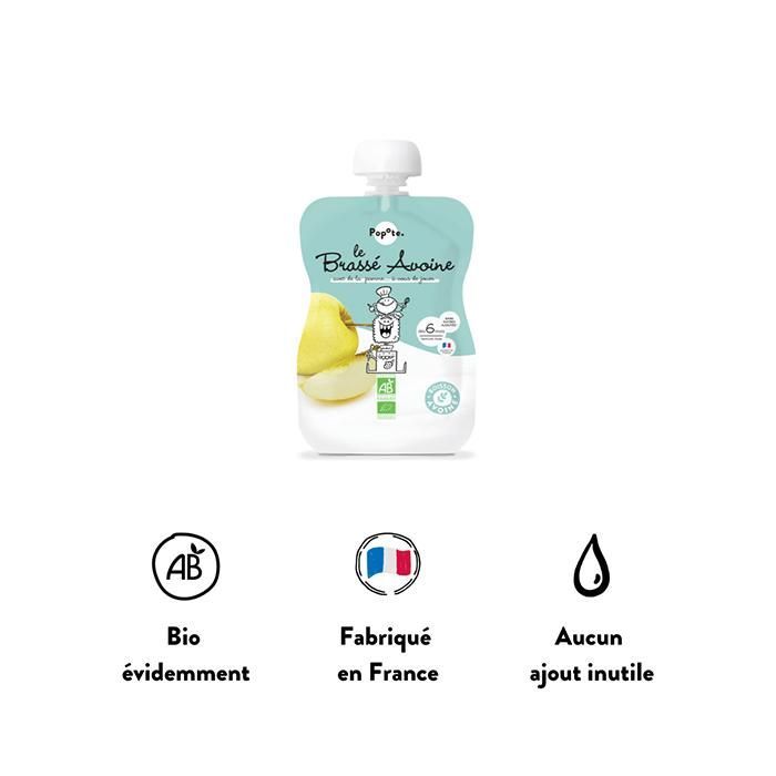 Popote Gourde Brassé Avoine Pomme 100g