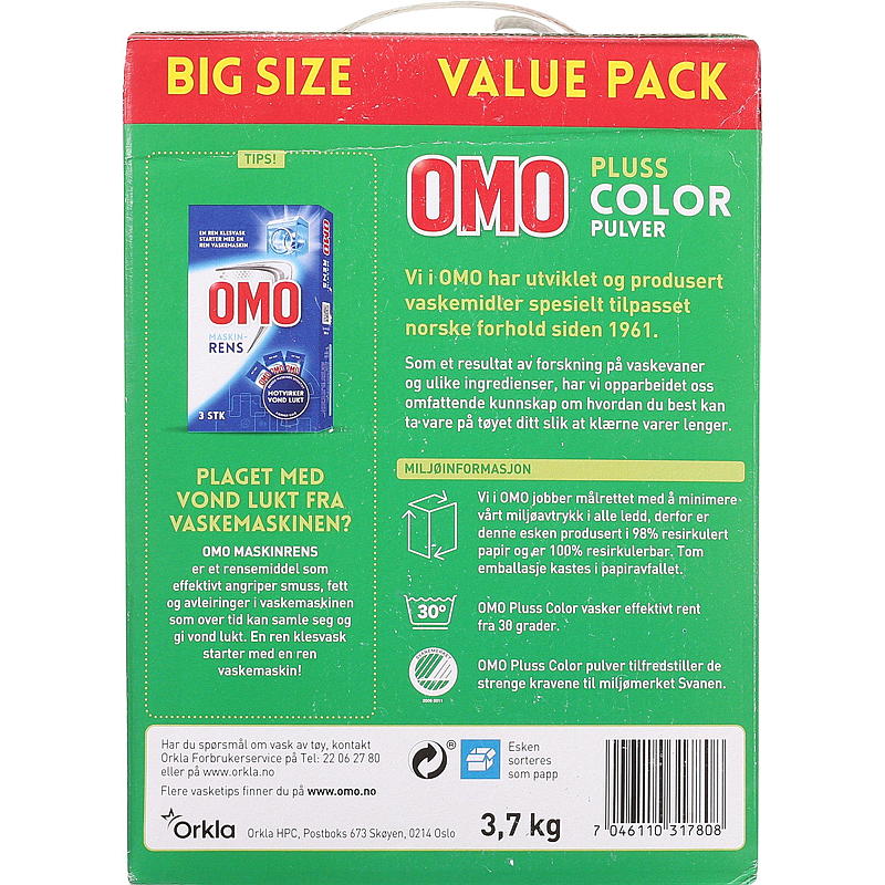 Omo Omo Plussfarget 3,7 kg