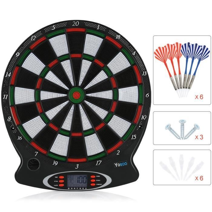Elektronisch dartbord - Nieuw - PP ABS - 44 * 51,5 * 2,8 cm - 6 gaten voor darts
