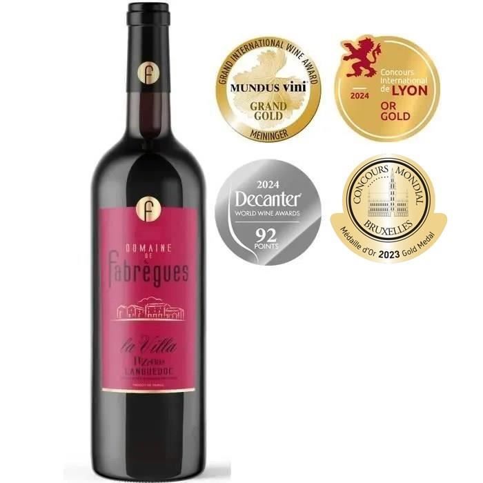 Domaine de Fabrègues La Villa Languedoc Pézenas - Vino Tinto Languedoc 2022