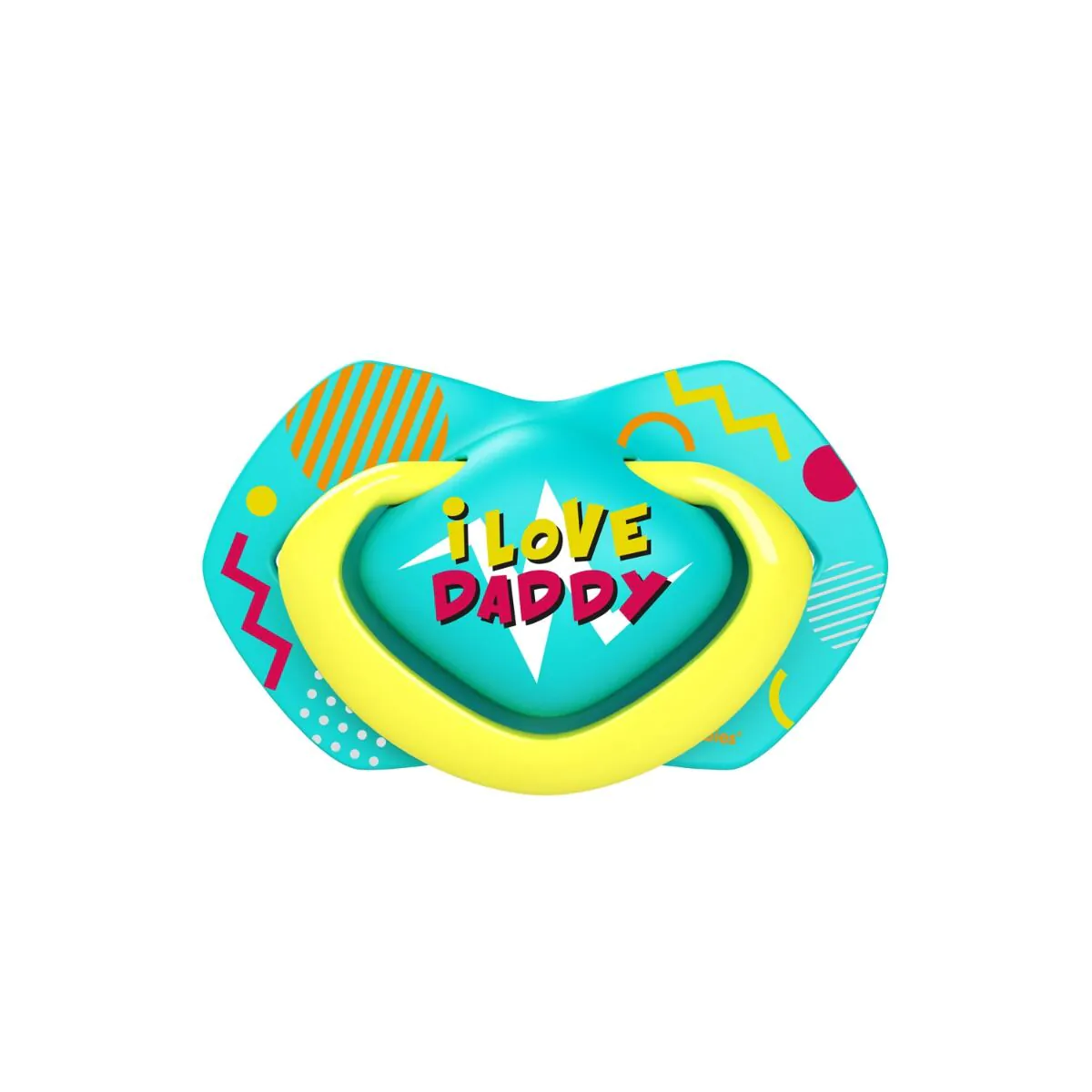 Canpol Babies Smoczki Silikonowe Neon Love Symetryczne 18M+ K. Niebieski