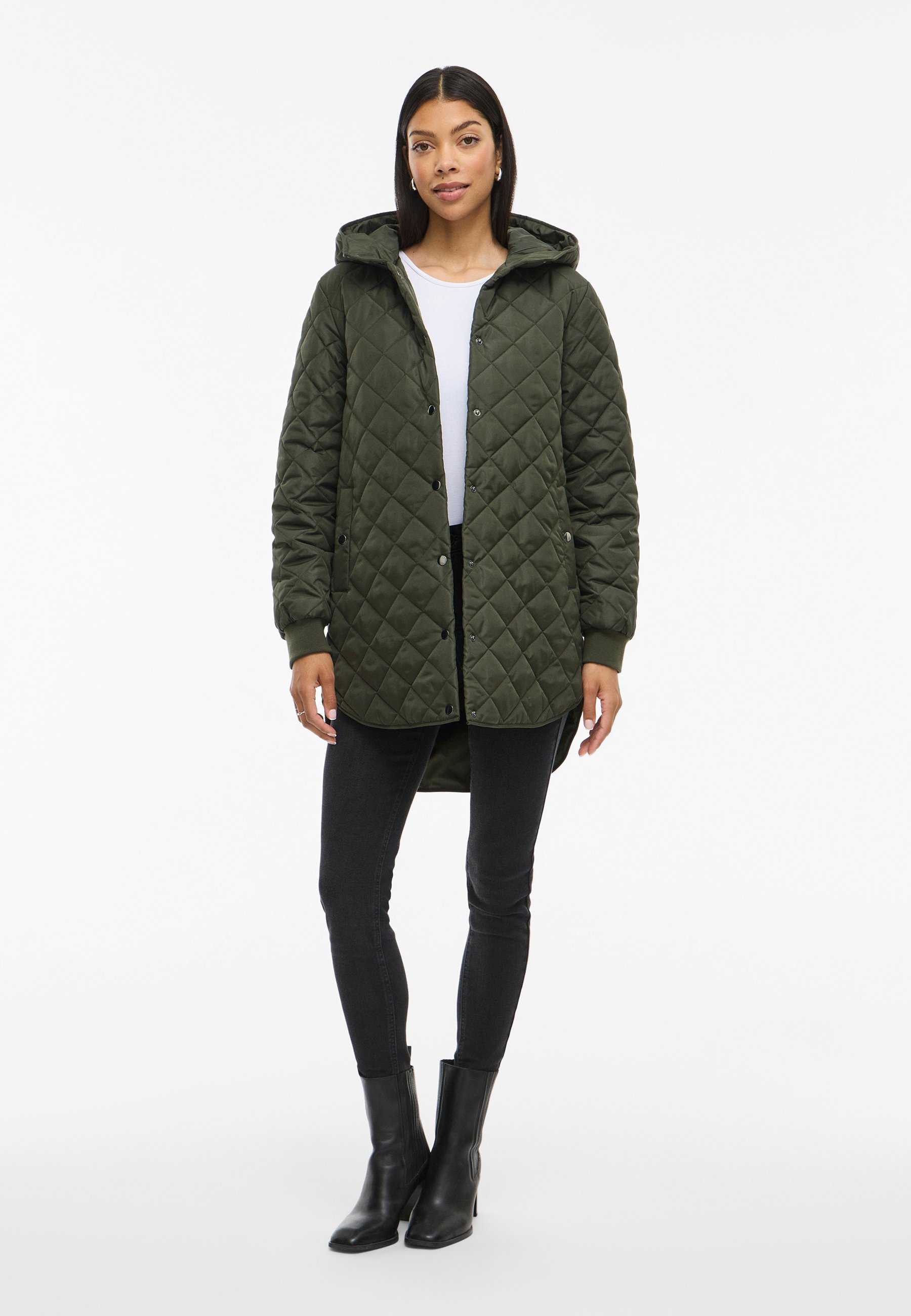 VILA VITATE LS HOODED - Manteau d'hiver - Deep Depths