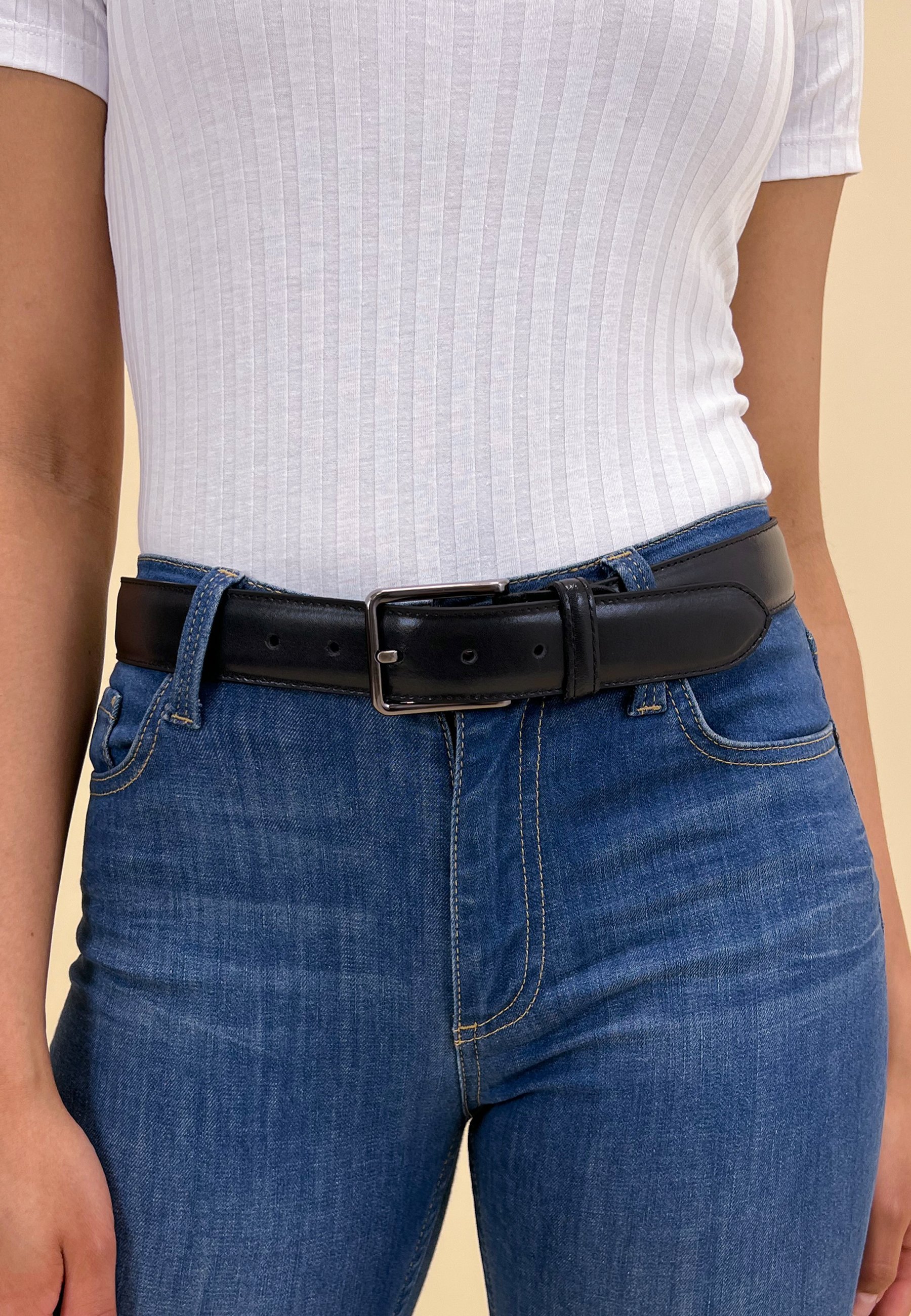 Gusti Leder SILVA - Riem - schwarz