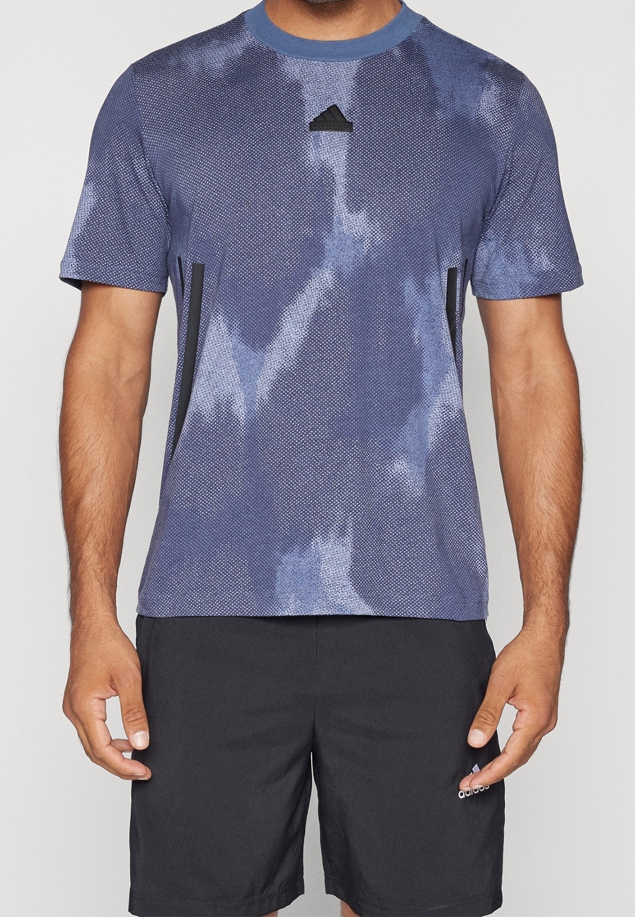 Tričko s potlačou adidas Sportswear - tmavomodré