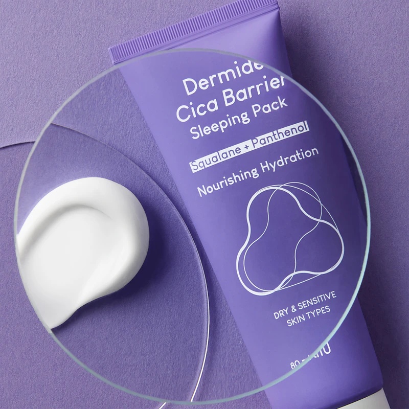 Purito Dermide Cica Barrier mitrinošais nakts krēms ar keramīdiem