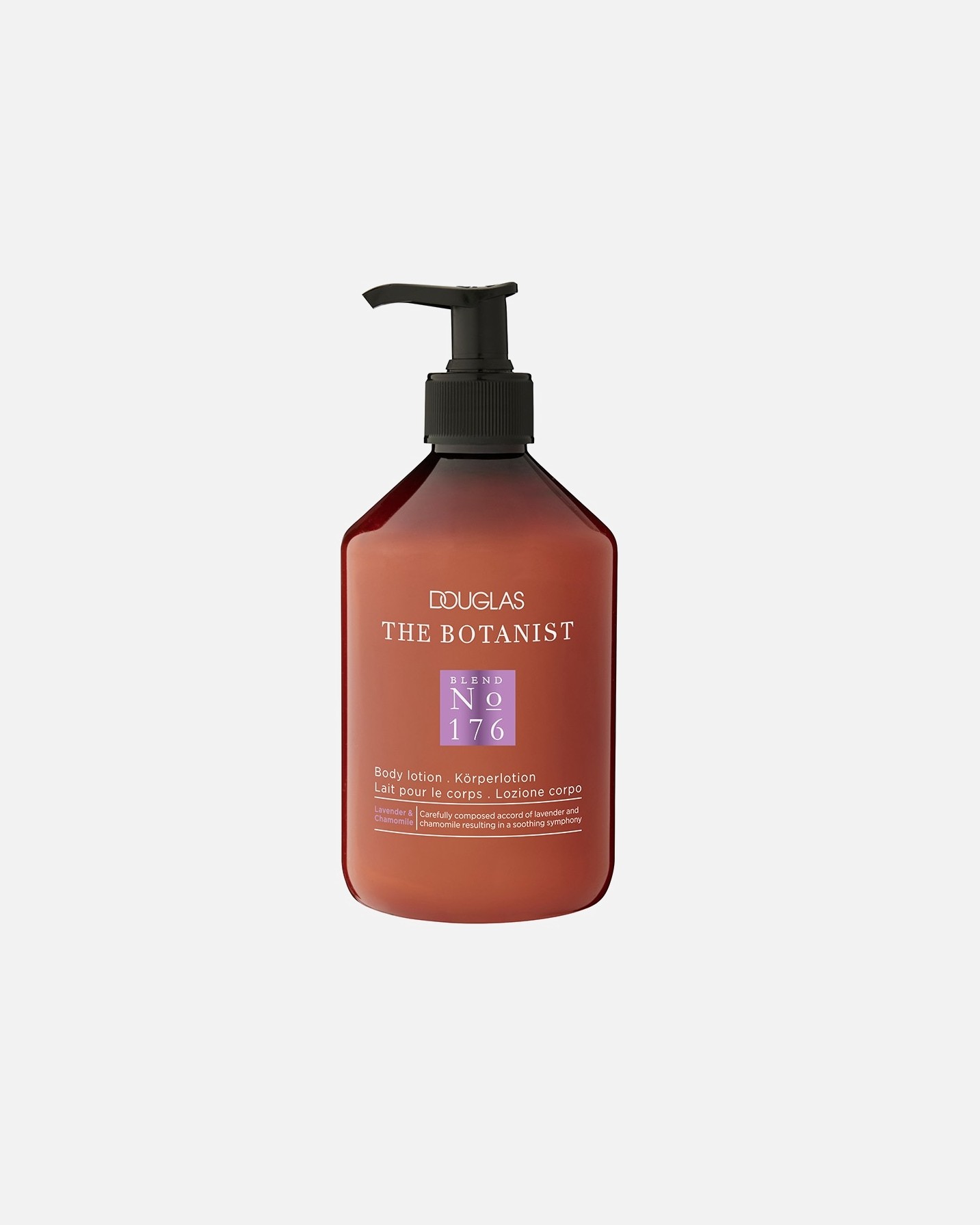 „Douglas Collection“ kūno losjonas „The Botanist No. 176“ – levandų ir ramunėlių skonio, 500 ml