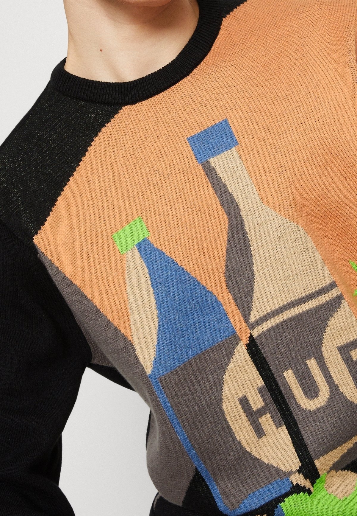 HUF-trui - zwart