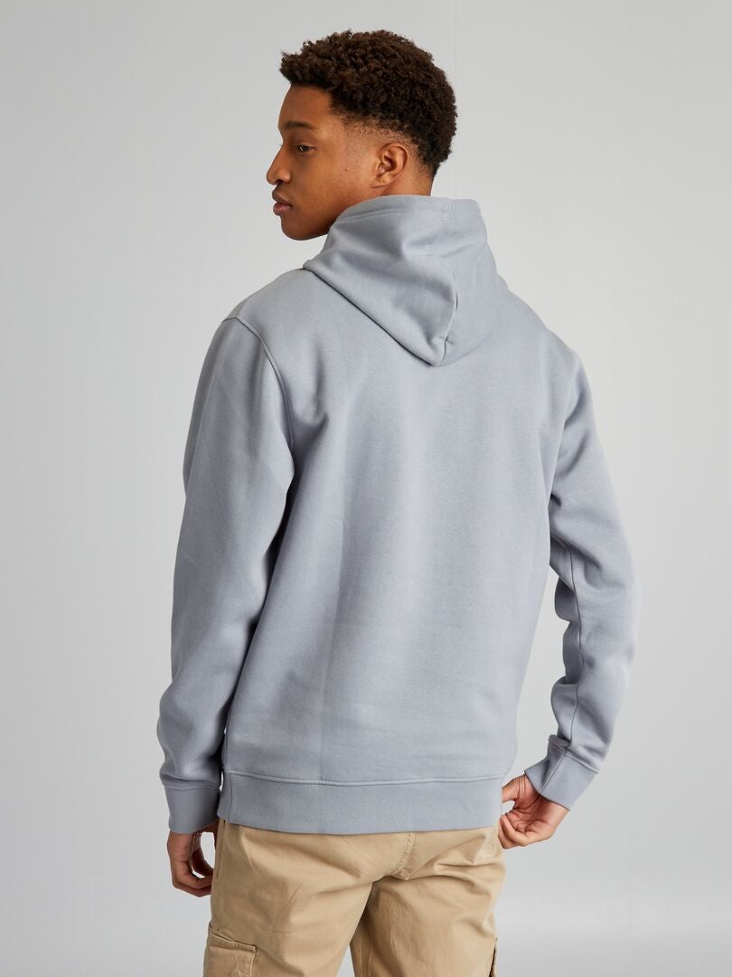 Fleece hoodie voor mensen langer dan 190 cm - BLAUW