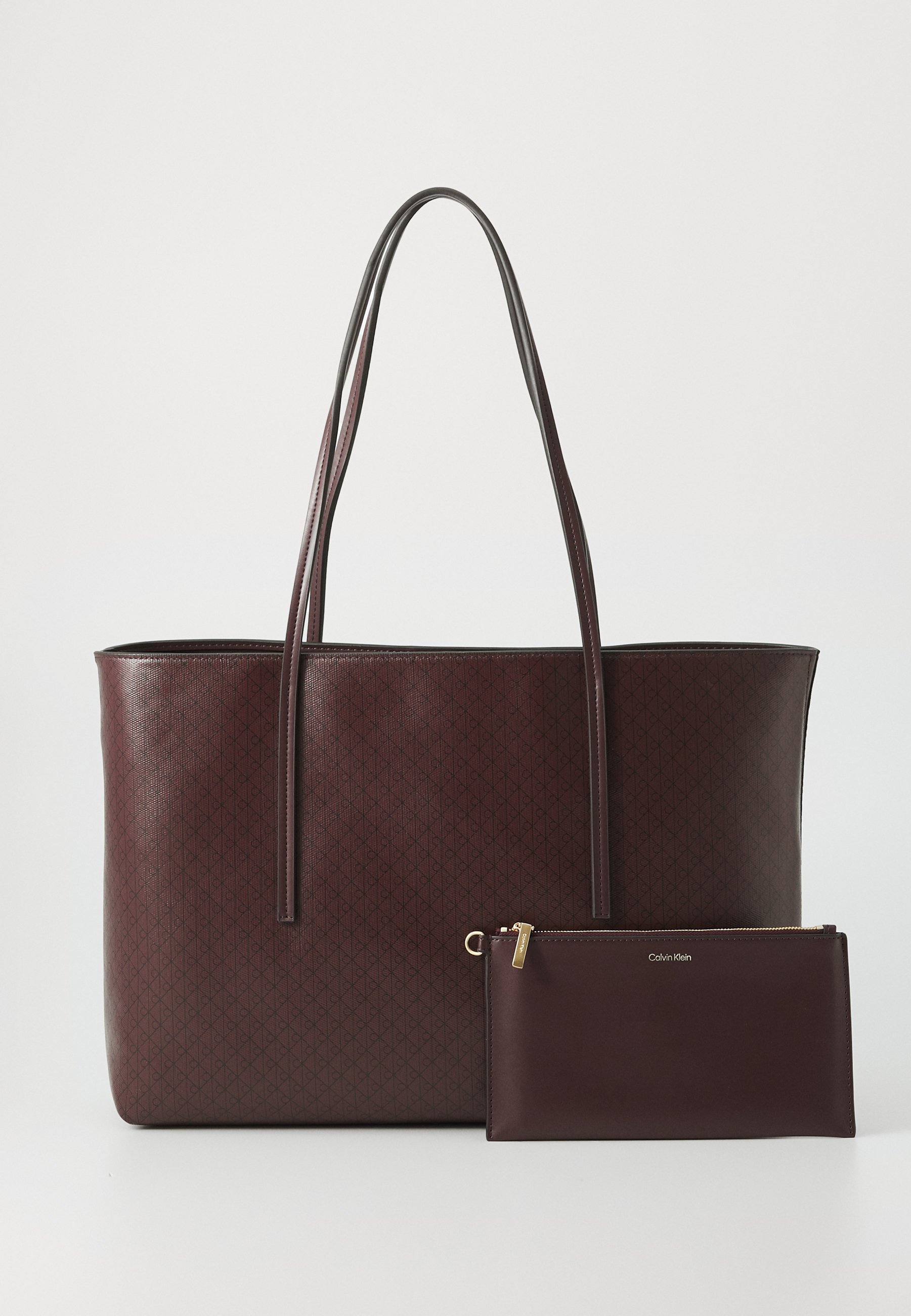 Calvin Klein COATED EMBLEM - Kabelka - black