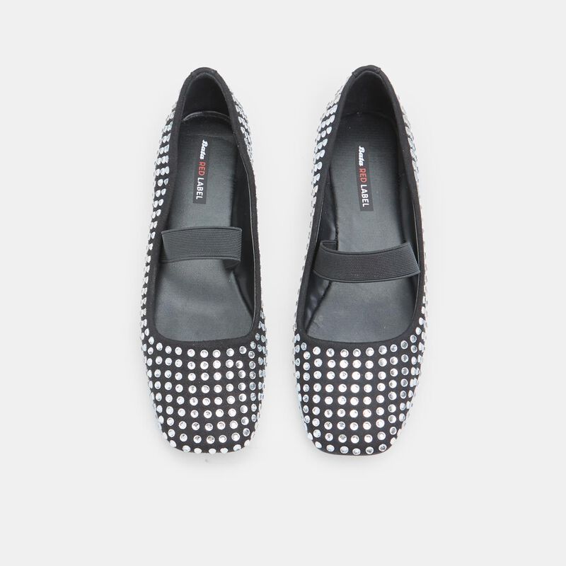 BATA RED LABEL Mary Jane ballerina's voor dames met strass-steentjes