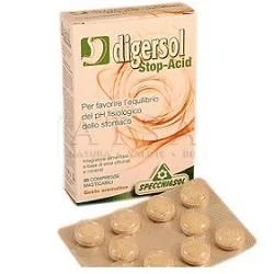 SPECCHIASOL Specchiasol Digersol Stop-Acid Suplemento alimentar para perda de peso 20 comprimidos
