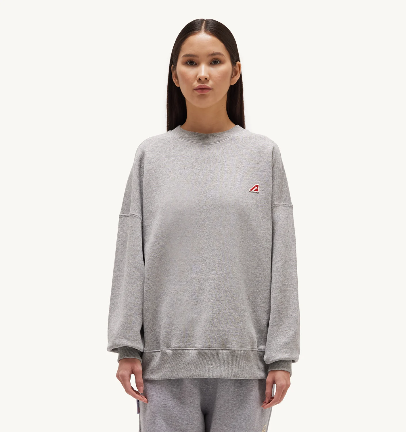 HANORAC CU GEL ROTUND DIN JERSEY DE BUMBAC PERIAT GRI