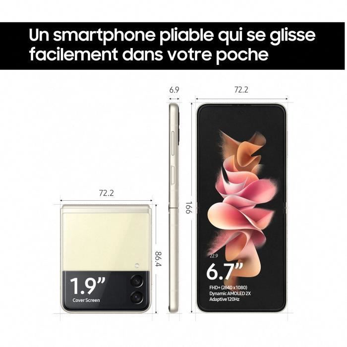 SAMSUNG Galaxy Z Flip3 128Go Crème