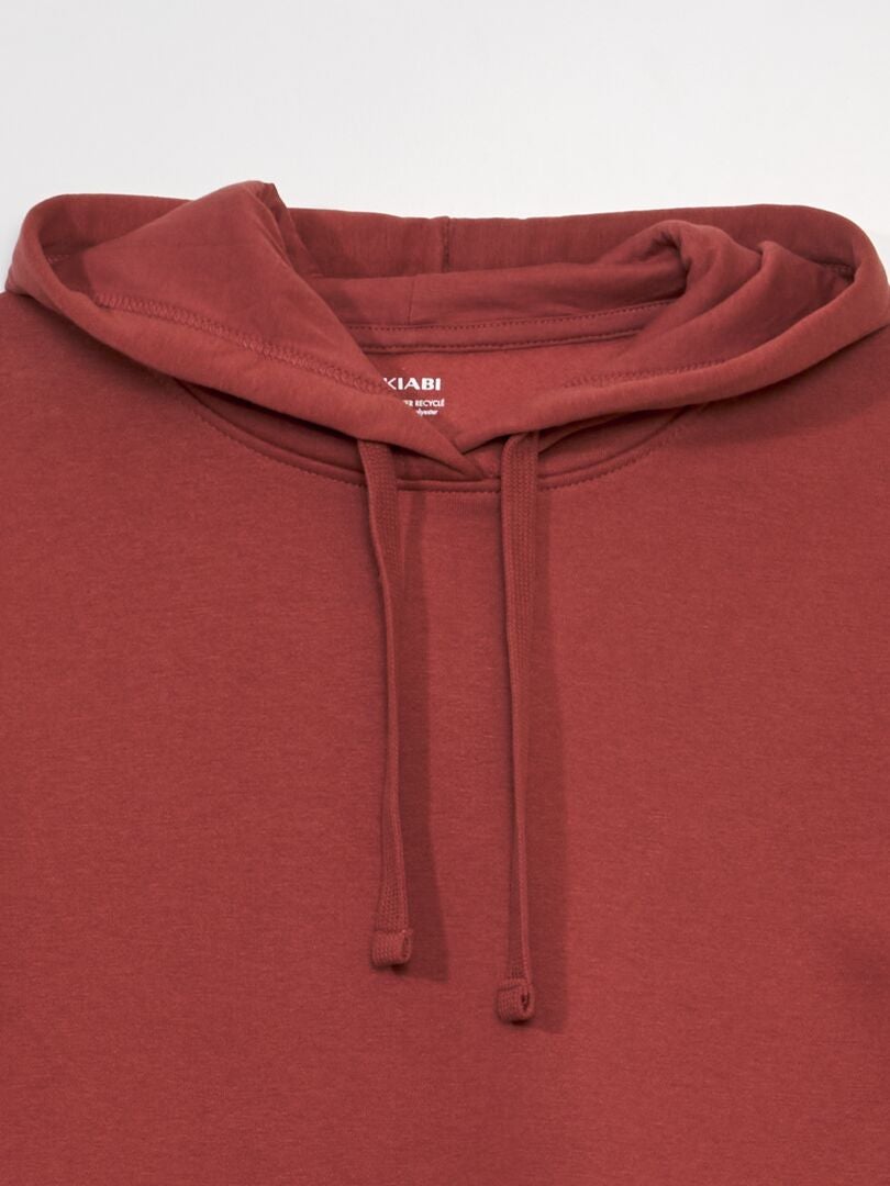 Fleece hoodie - ROOD