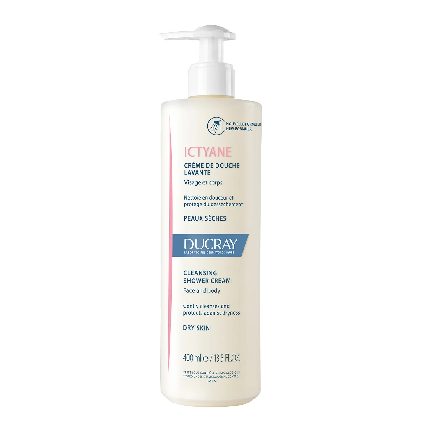Ictyane Crema doccia detergente - Crema detergente viso, Bagno e Doccia