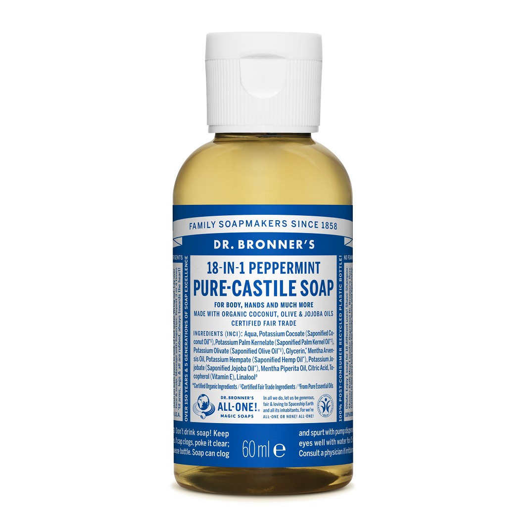 Dr. Bronner's Pfefferminz-Handseife - 60 ml