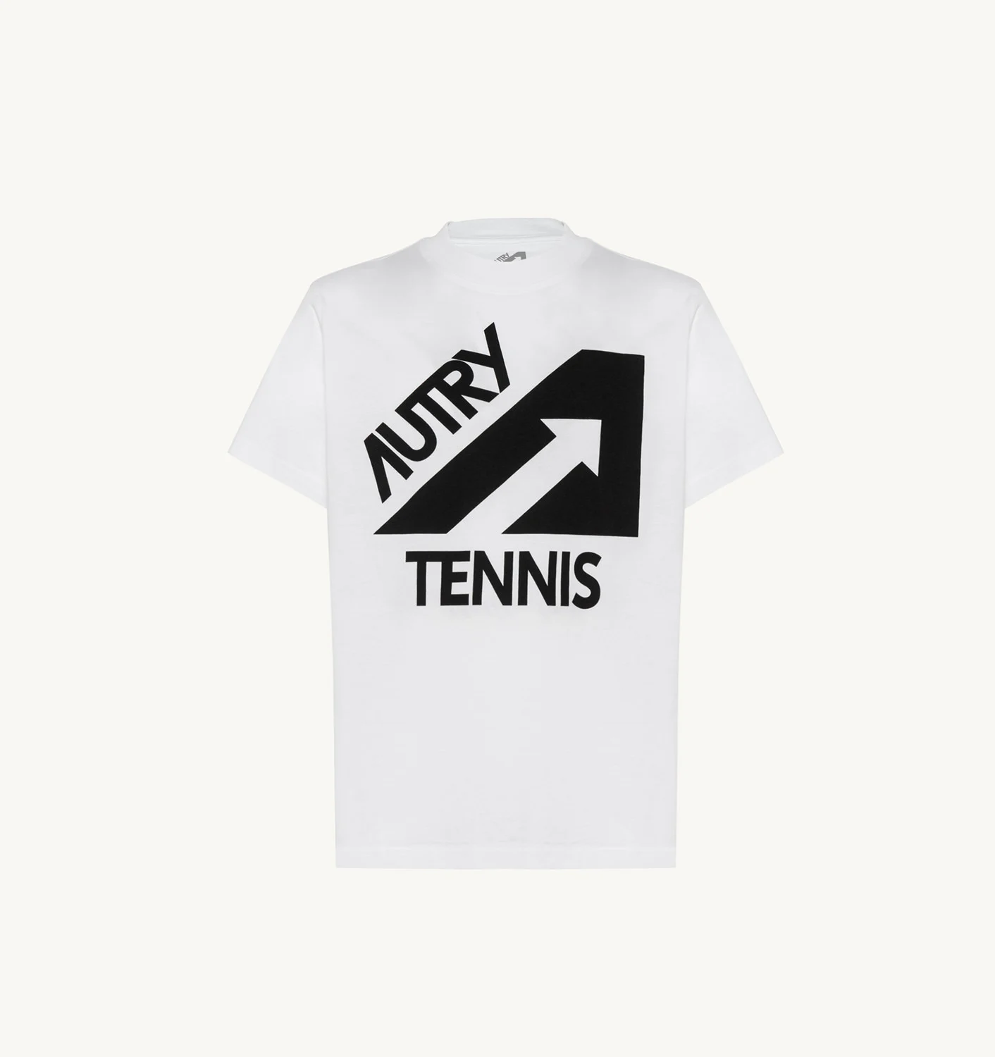 TRICOU DE TENIS DIN JERSEY DE BUMBAC ALB