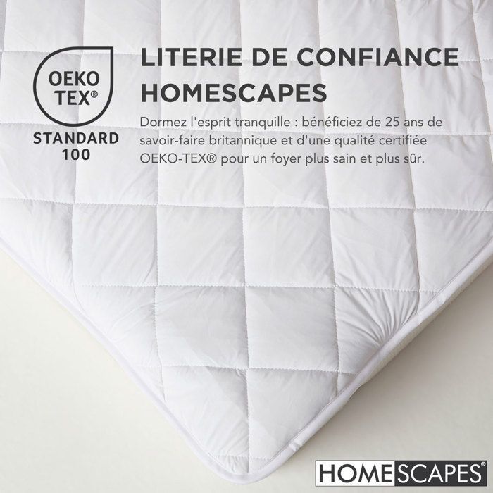 Cubrecolchón refrescante de 70x140 cm para cama de bebé/niño, transpirable, cómodo, hipoalergénico y lavable – HOMESCAPES
