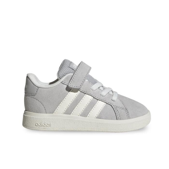 Zapatillas Adidas Grand Court 00S El I para bebés y niños pequeños, color gris JR0782