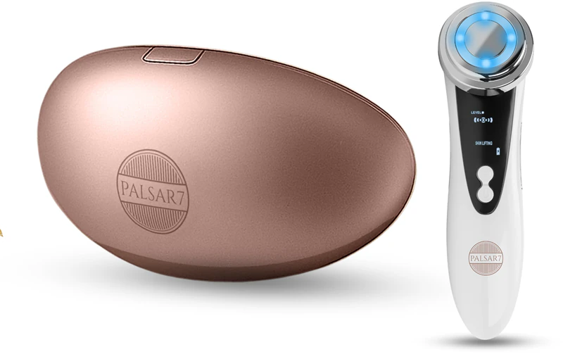 Conjunto exclusivo PALSAR7 com máscara labial LED e ferro galvânico a um preço incrível em ouro rosa.