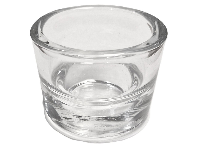 Świecznik na tealight szklany Aura 6 cm