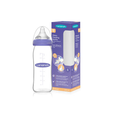 Lansinoh Biberão Vidro Tetina Naturalwave      240 ml 240 ml
