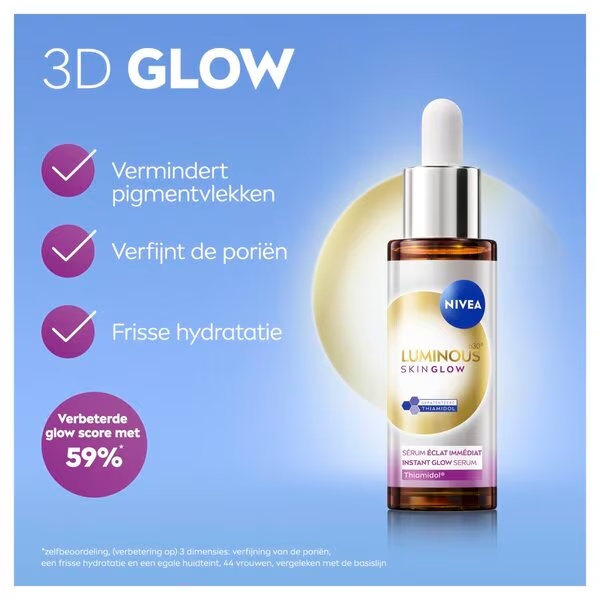 NIVEA Luminous630 Skin Glow tūlītējas mirdzuma serums<br>30ml