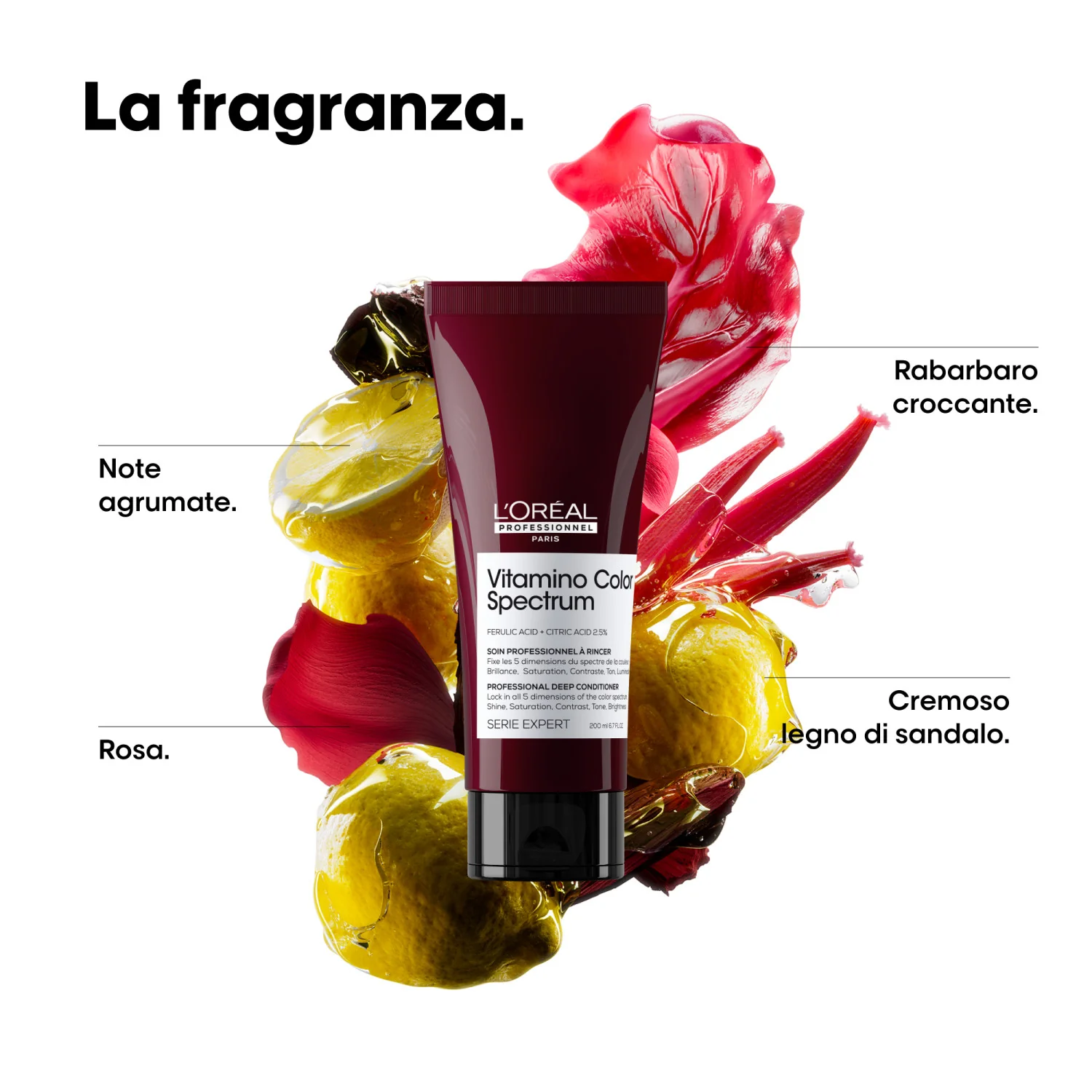 SERIE EXPERT New Vitamino Color Spectrum Conditioner - Balsamo Protezione Colore Capelli, Balsamo Nutriente Capelli