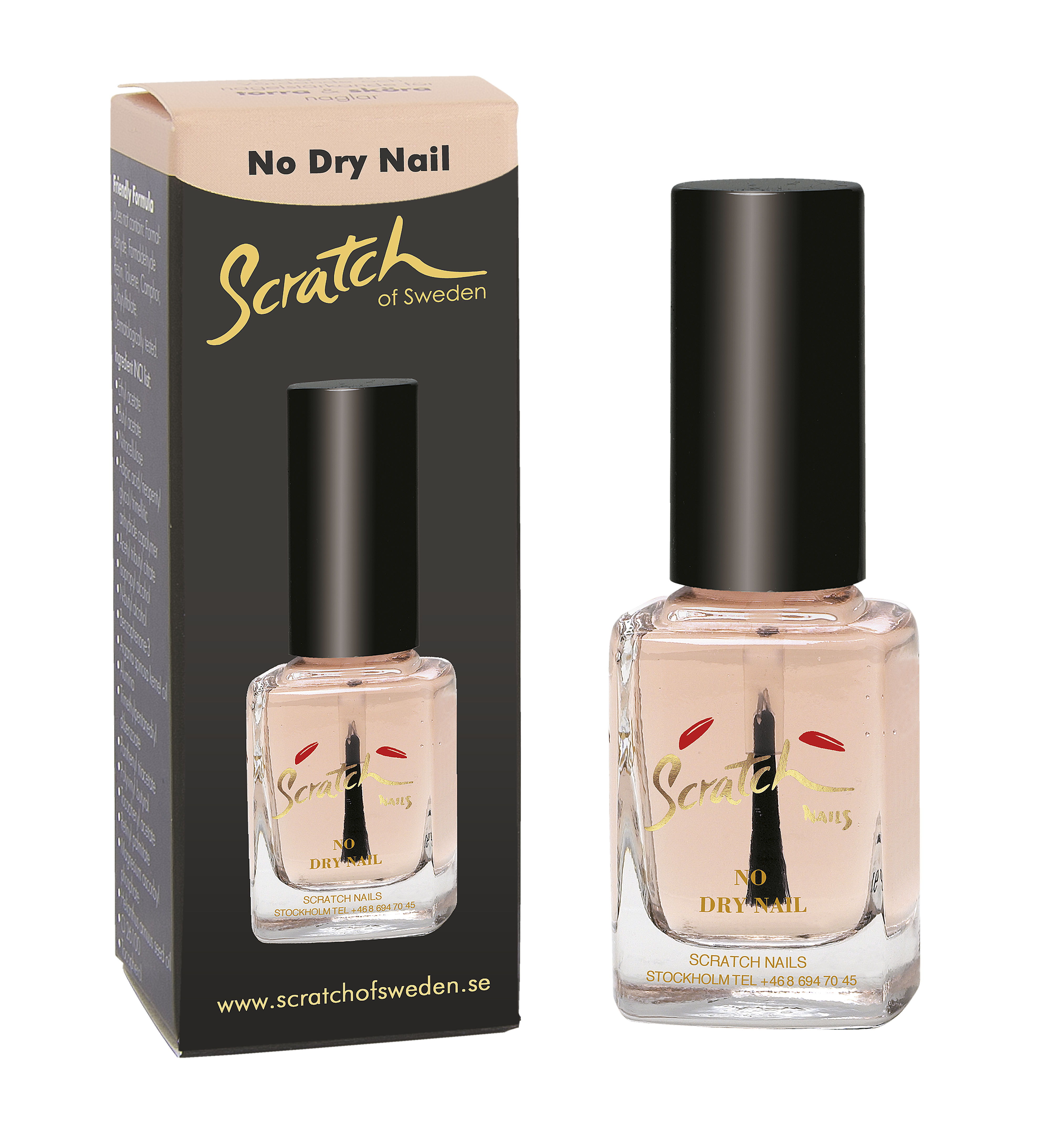 Unghii fără uscare 12 ml - Unghii zgâriate