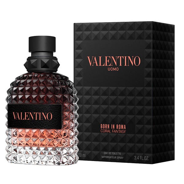 Valentino Uomo római korallban született