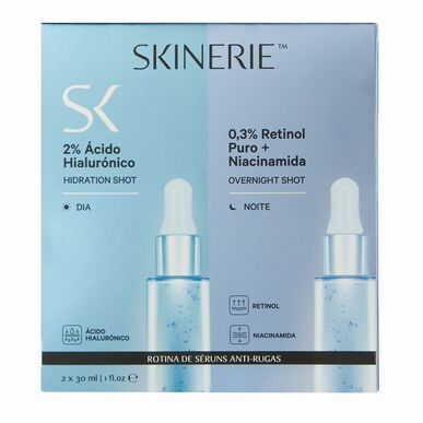 Skinerie Coffret Hyaluronihappo- ja retinoliseerumi 2 x 30 ml 2 x 30 ml