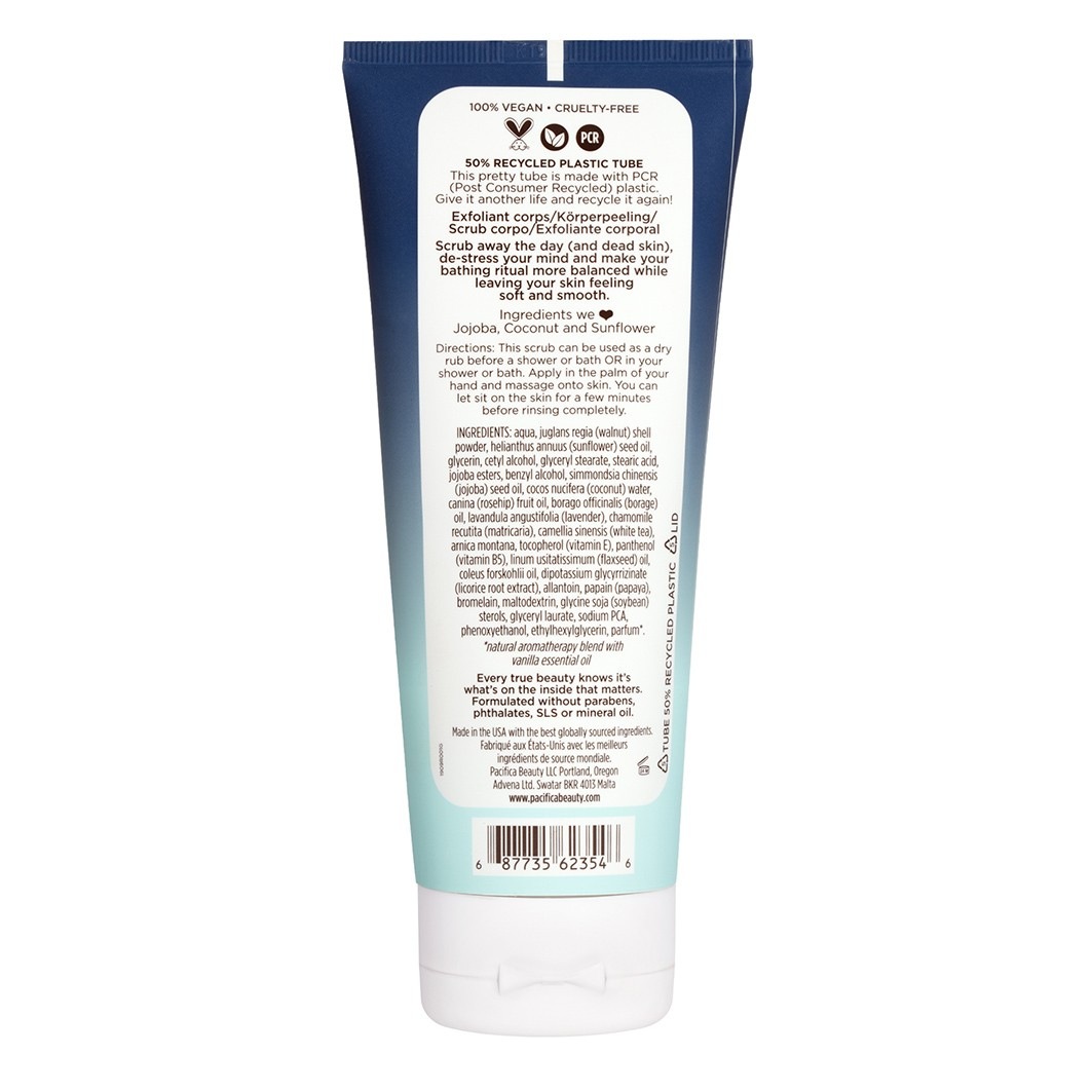 Sabonete Corporal Pacifica com Creme de Coco e Esfoliante Corporal - 177 ml