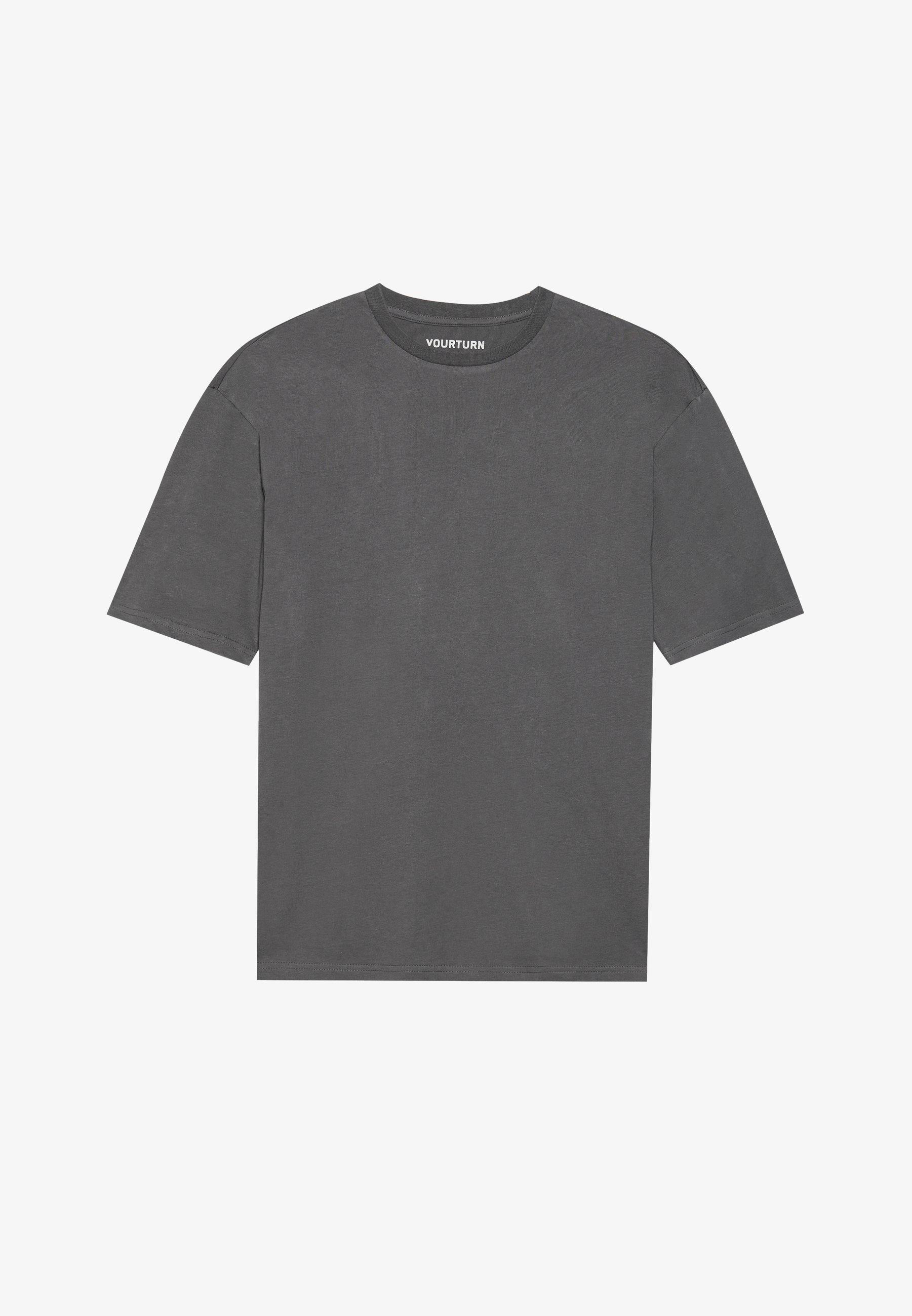 YOURTURN UNISEXE - T-shirt imprimé - fer forgé