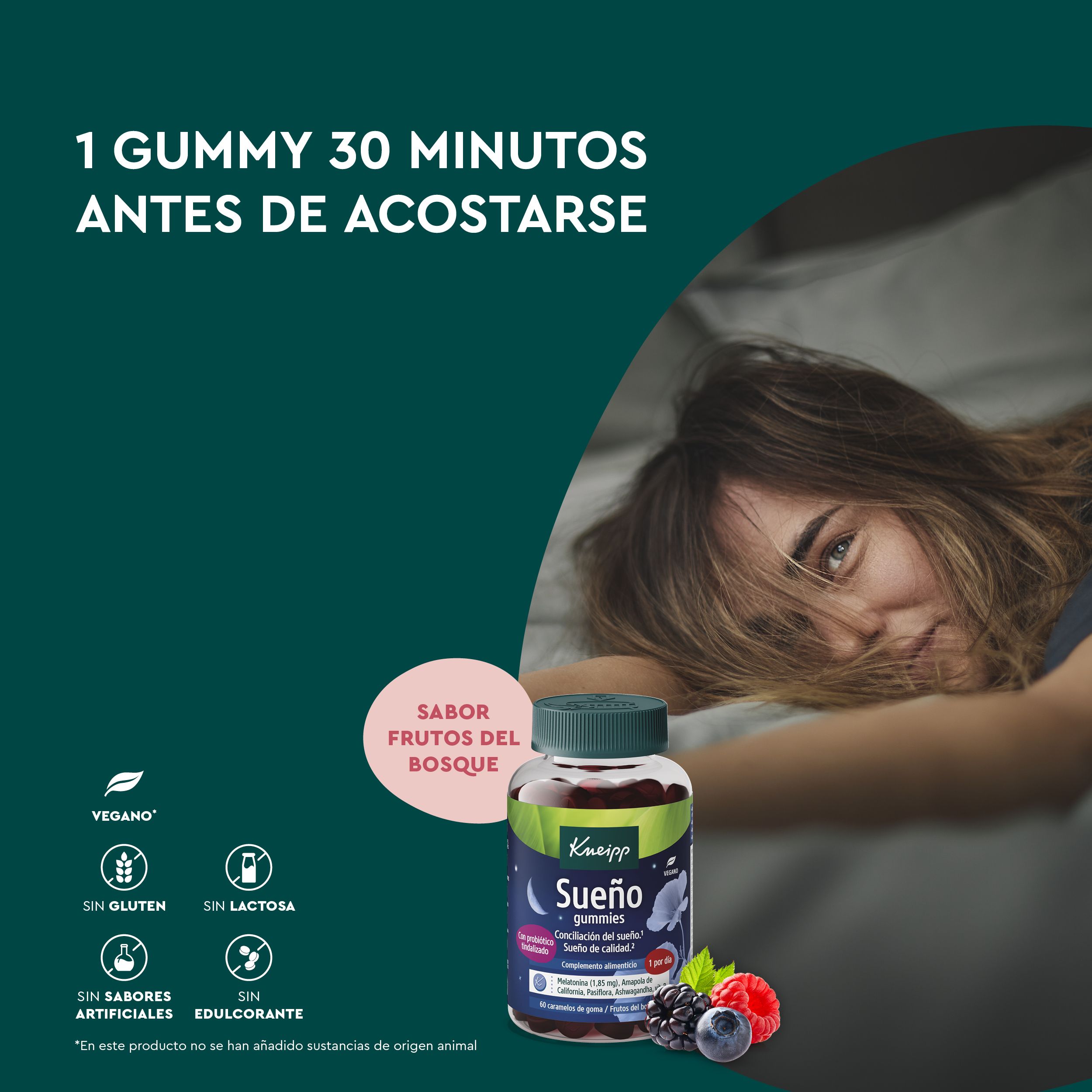 Sapņu gumijas konfektes ar probiotikām vitamīniem un minerālvielām