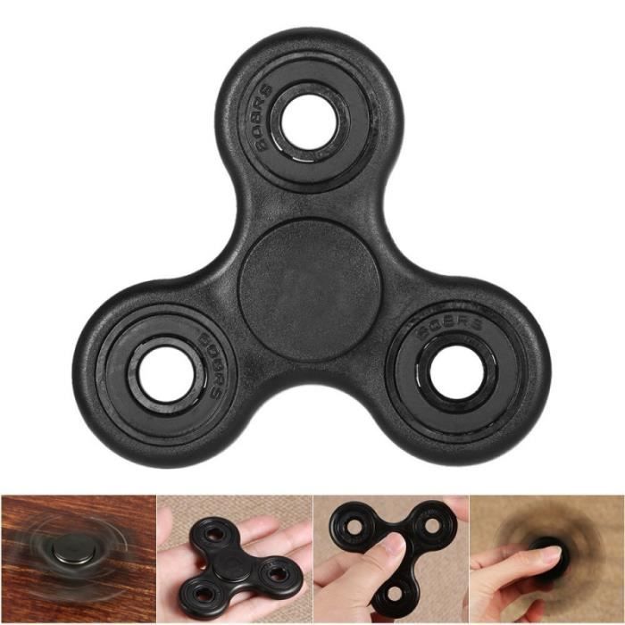 Fidget hand spinner - MYCRAZYSTUFF - Noir/Rouge - Anti-stress - Haute vitesse - Pour enfants