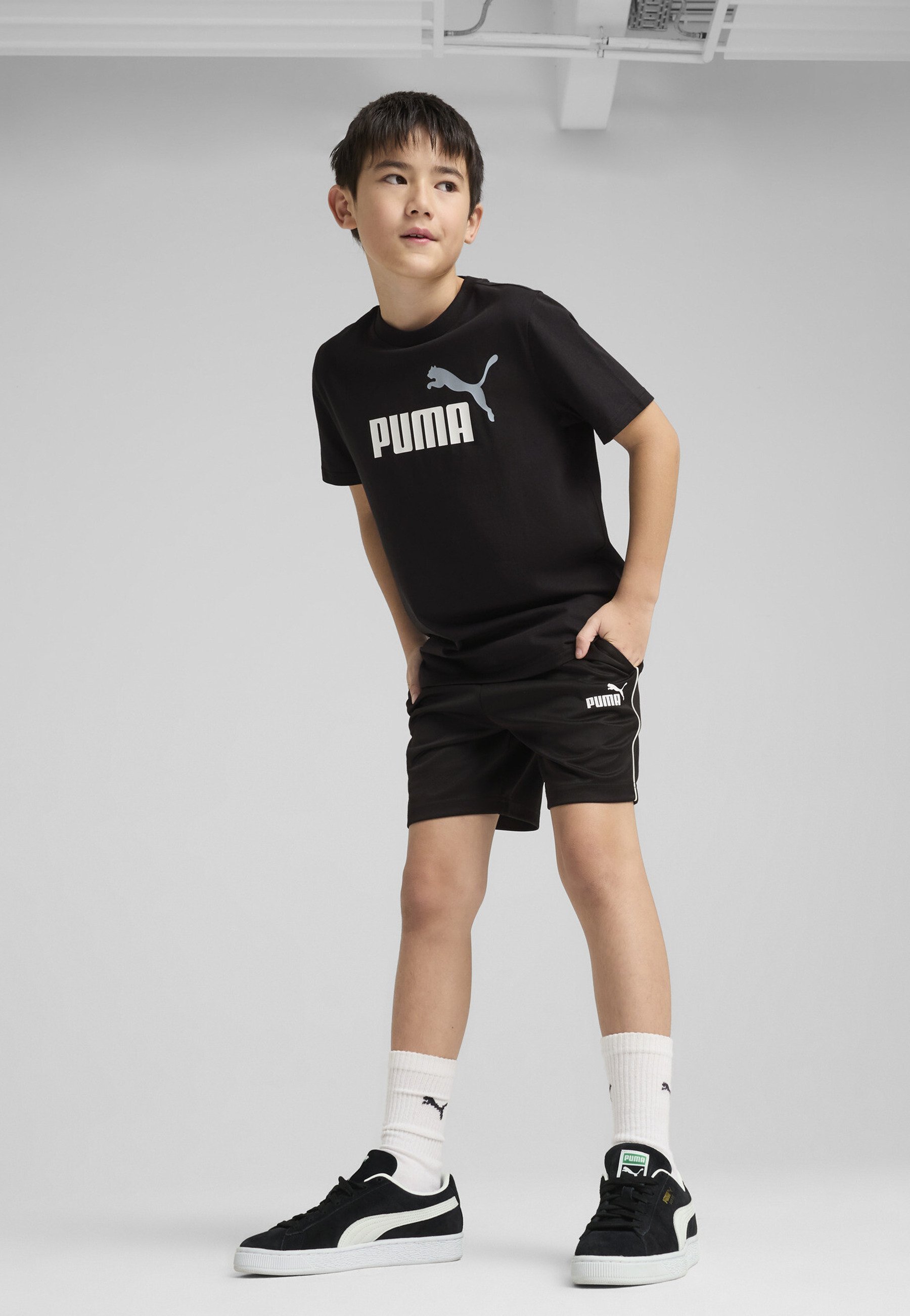 Puma LOGO T-shirt unisex - T-shirt met print - zwart