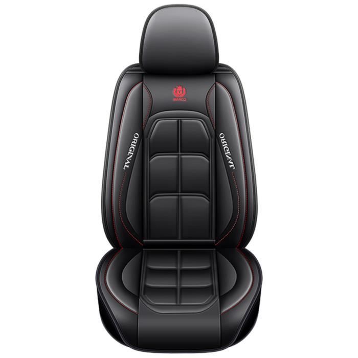 Funda para asiento de coche - MOMOTOU - Universal - Piel sintética - Fácil instalación - Compatible con airbag