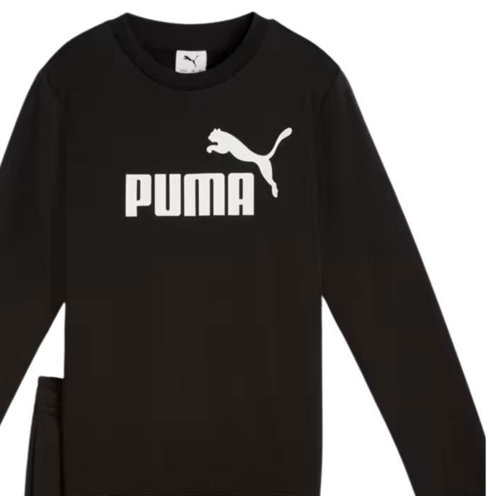 Chándal infantil Puma Essentials No. 1 Logo, color negro, 689721-01