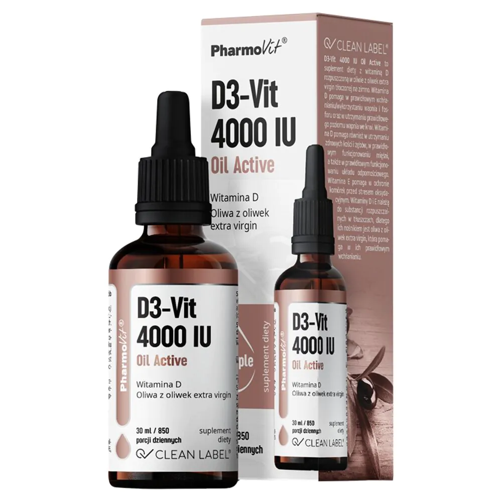 Pharmovit Clean Label D3-Vit 4000 IU Oil Active 30 ml