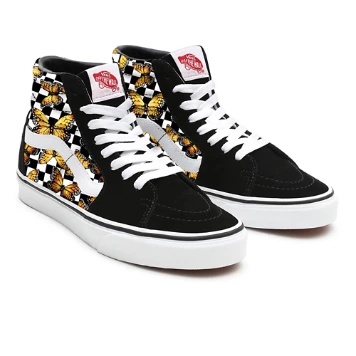 Butterfly Checkerboard Sk8-Hi personalizzate