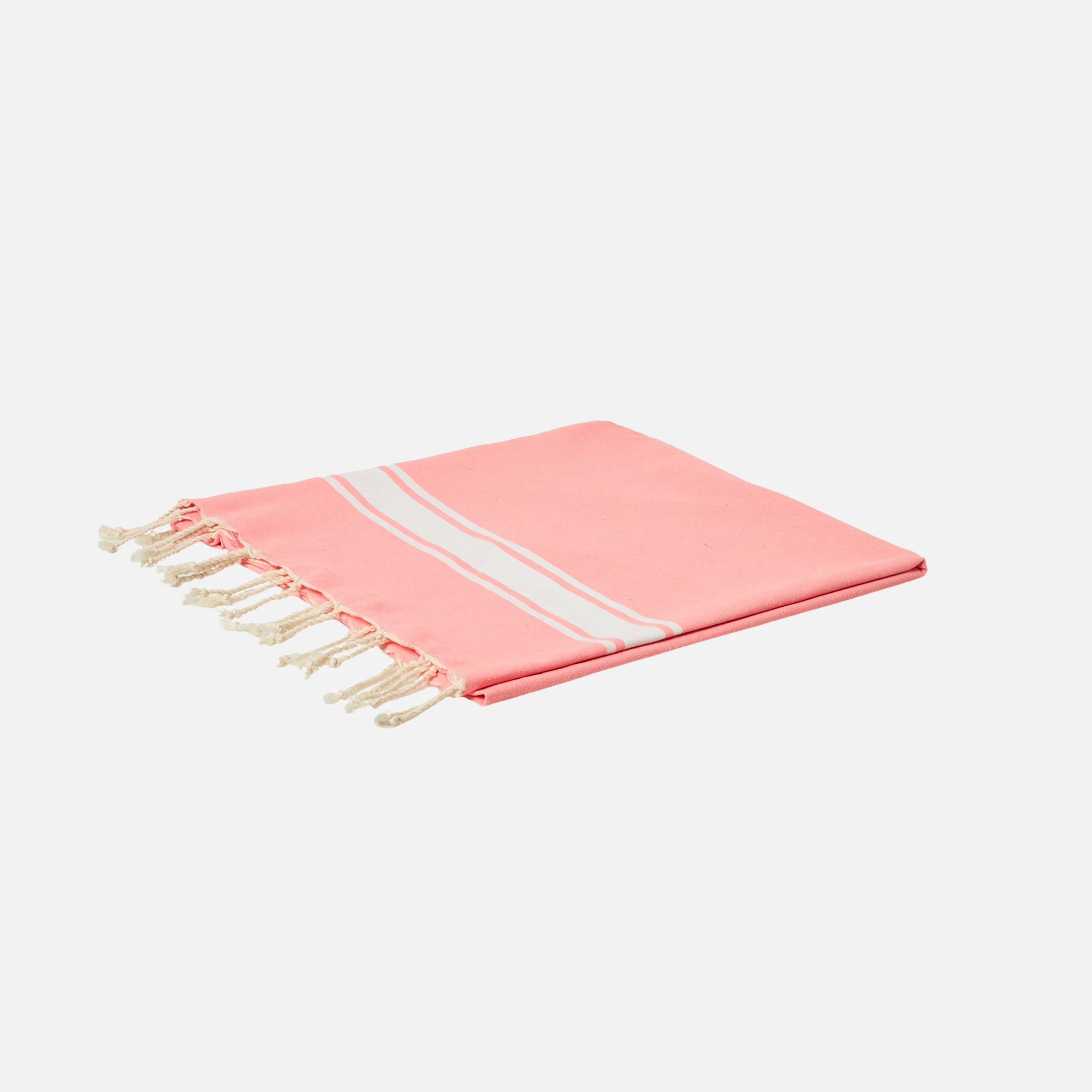 Fluorescerend roze katoenen handdoek