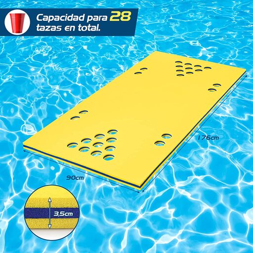  Costway Mehrzweck-Schwimmmatte aus XPE für Spiele