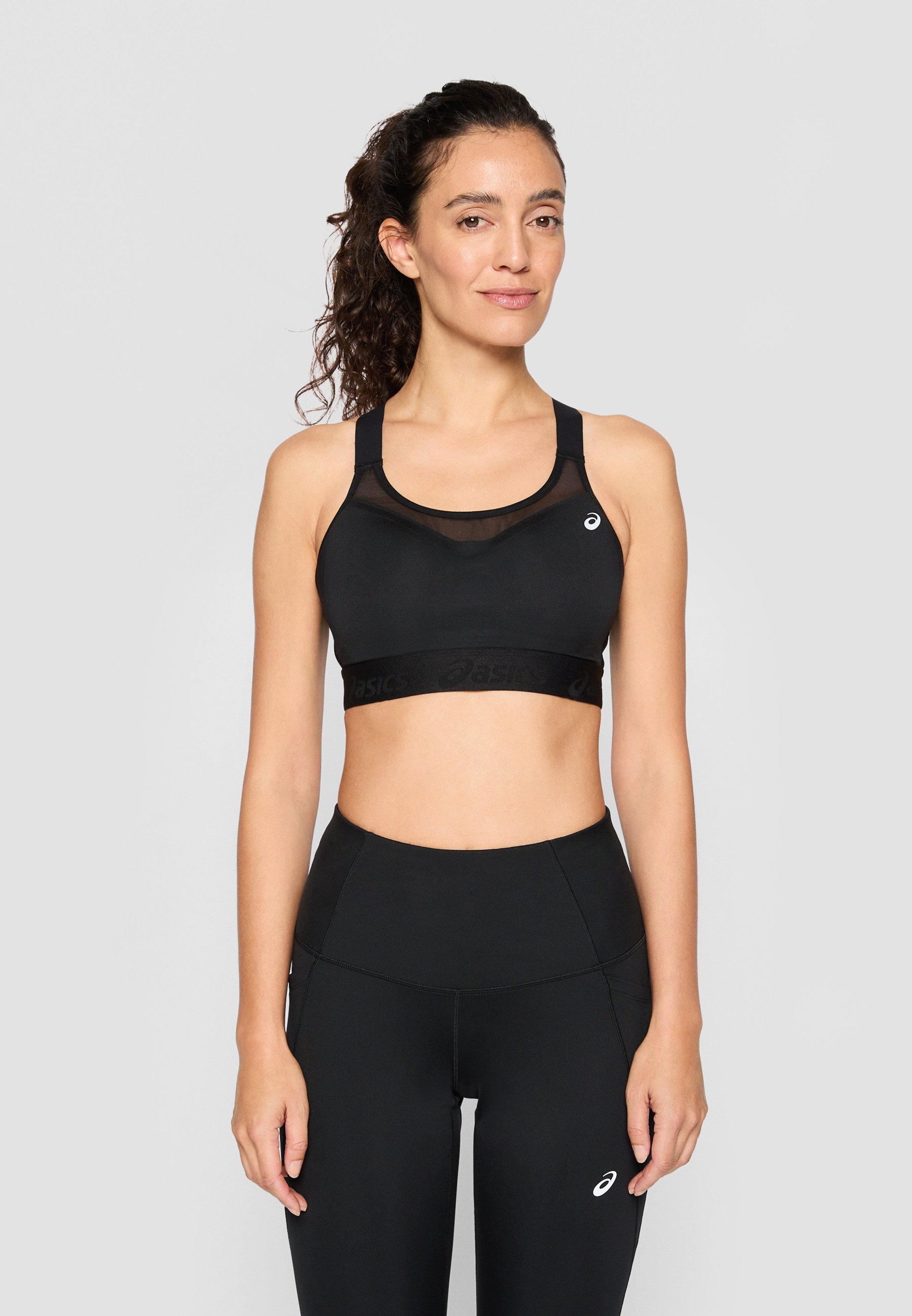 ASICS ROAD COMBINATION BRA - Sportbeha met hoge ondersteuning - Performance zwart