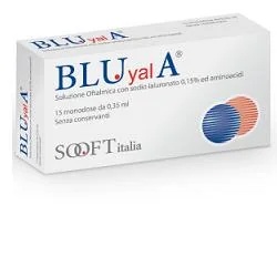 BLU YAL BLUyal A Oogdruppels voor eenmalig gebruik 15 ampullen Oogoplossing