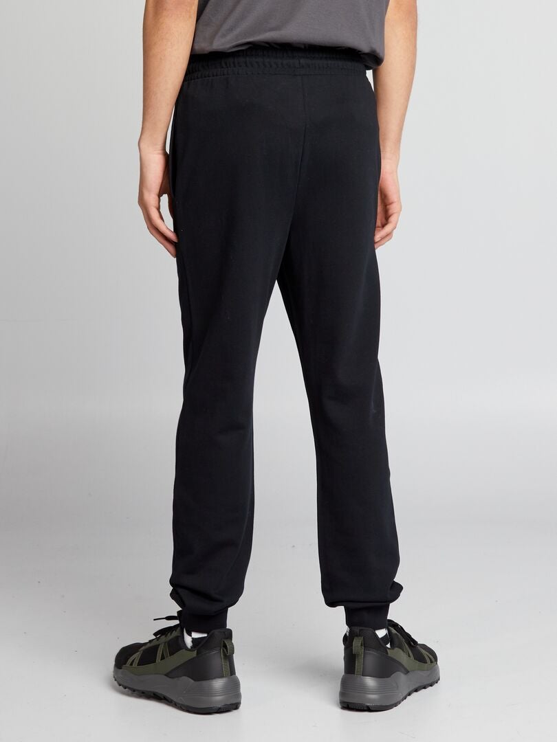 Pantalones deportivos de felpa - Negros