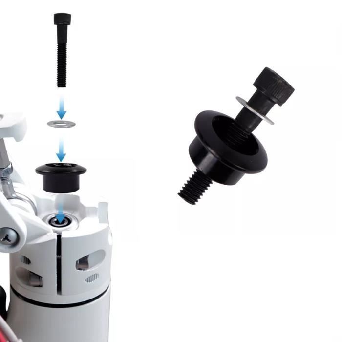 Set completo di viti per la forcella dei monopattini elettrici XIAOMI, SOLO per questi modelli, con 1 set di basi per stelo in gomma/silicone.
