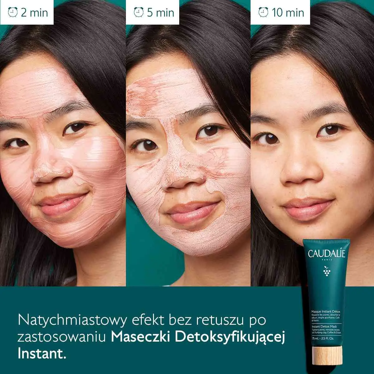 Caudalie Vinergetic C+ Maseczka detoksykująca instant, 75 ml