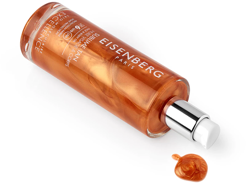 EISENBERG Sublime Tan Huile Visage & Corps opaľovací olej na tvár a telo SPF 6